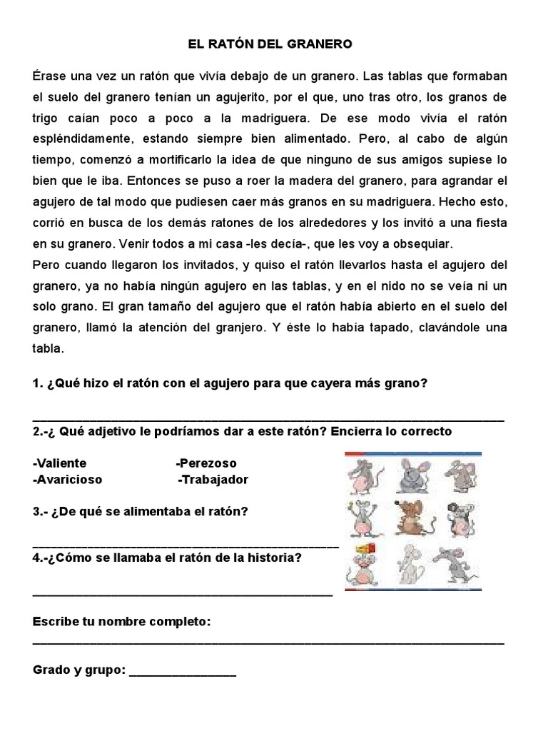 El Ratón Del Granero | PDF