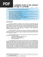 Module 1 - Lesson 1 - Learning Plans in The Context of The 21st Century