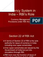 Currency Notes System RBI