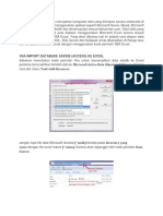 Vba Excel Untuk Import Database