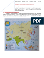 Aula 13 - 9º Ano - Ásia Transformações Territoriais, Tensões e Conflitos