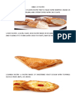 KINDS OF PASTRY