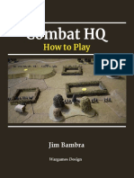 How To Play Combat HQ - Wargames Design