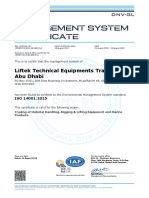 Ltet Iso 14001