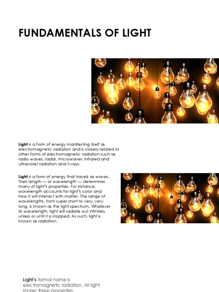 Fundamental of Light PDF Light Color