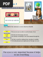 Science Q2-Parts and Functions of The Eyes