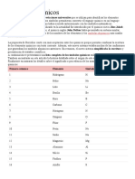 Símbolos químicos: lenguaje universal de la tabla periódica