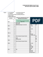 Form Monitoring Dan Evaluasi Persiapan Akreditasi Rs Rapha Theresia