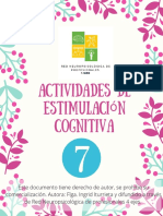 Cuadernillo 7 - Estimulación Cognitiva - 4 Ejes