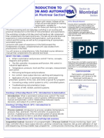 Presented by The ISA Montreal Section: A Practical Introduction To Instrumentation and Automation