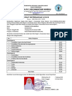 Sma N 1 Kecamatan Harau: Surat Keterangan Lulus