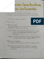 Clasificación y Características de Los Instrumentos 25-01