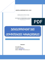 Développement Des Compétences Managériales