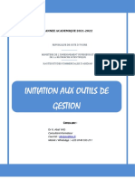 INITIATION AUX OUTILS DE GESTION_Support de l'apprenant