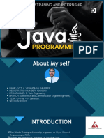 JAVA PROGRAMMING Presentation