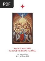 Holy Mass Guide (Tagalog Edition) | PDF