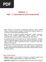 MODULE-1 PART-1 Information Security Fundamentals