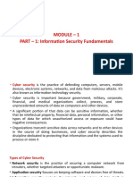 MODULE-1 PART-1 Information Security Fundamentals