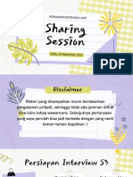 Sharing Session Interview LPDP - 24 Agustus 2022