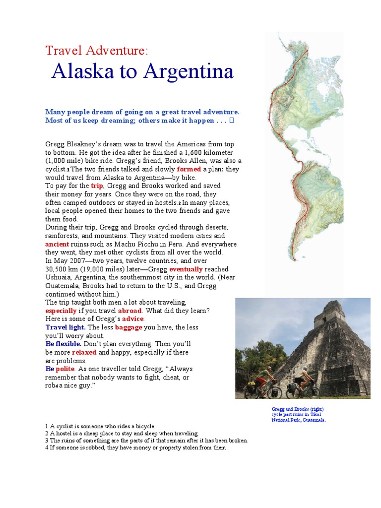 Travel Adventure Pdf