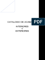 Catalogo de Acabados Interiores y Exteri