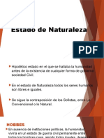 Estado de Naturaleza Presentación