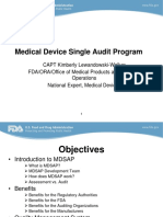MDSAP Medical Device Single Audit Program Overview