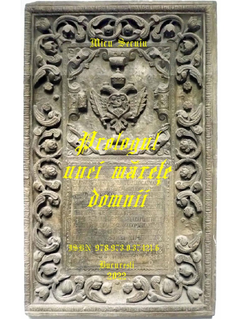 Micu Secuiu-Prologul Unei Marete Domnii | PDF
