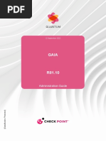 CP R81.10 Gaia AdminGuide