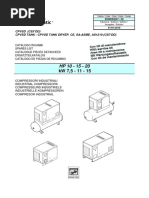 Chicago Pneumatic CPVSD 10 15 20 IEC Spare Parts List C55 DD 9828093047 00