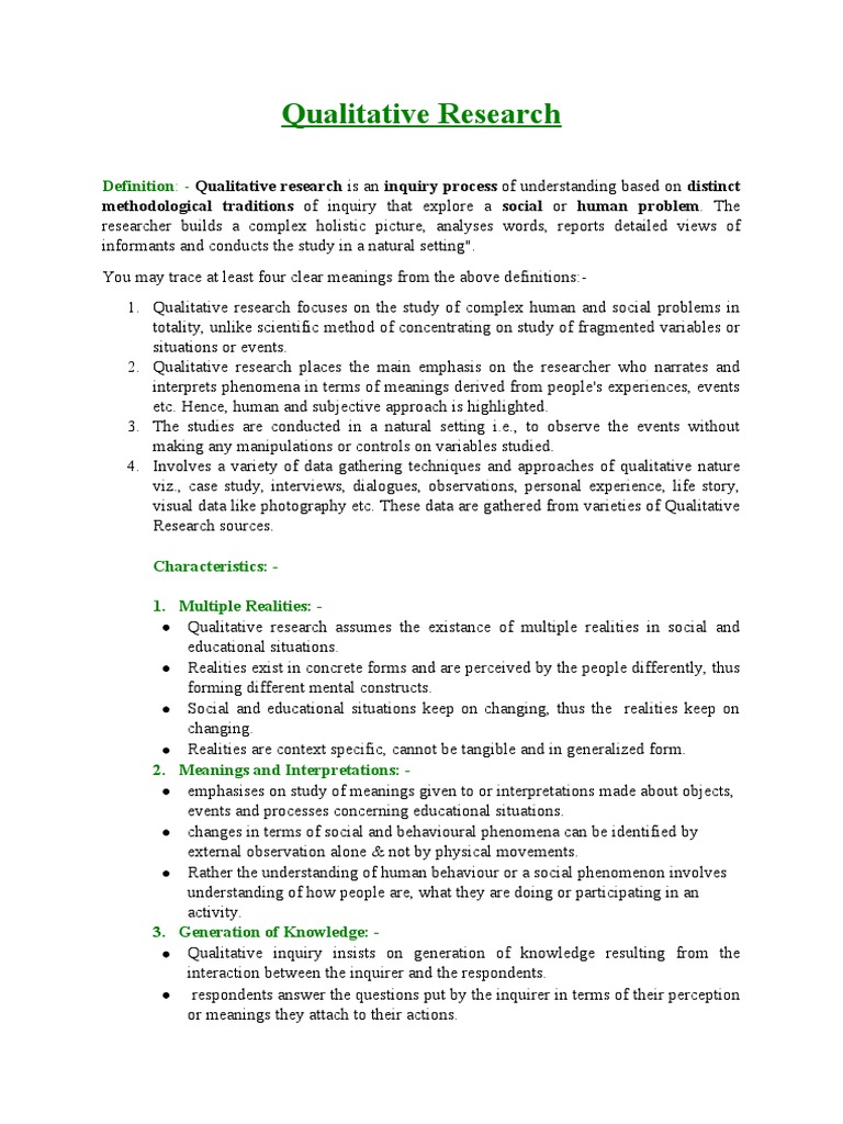Understanding Qualitative Research | PDF | Survey Methodology | Focus Group