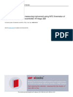 Design of Temperature Measuring Instrument Using N