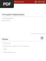 14 File System Implementation