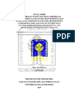 Tugas Akhir Perbandingan Waktu Dan Biaya Pekerjaan Pelapis Dinding Luar Antara Konvensional Dan