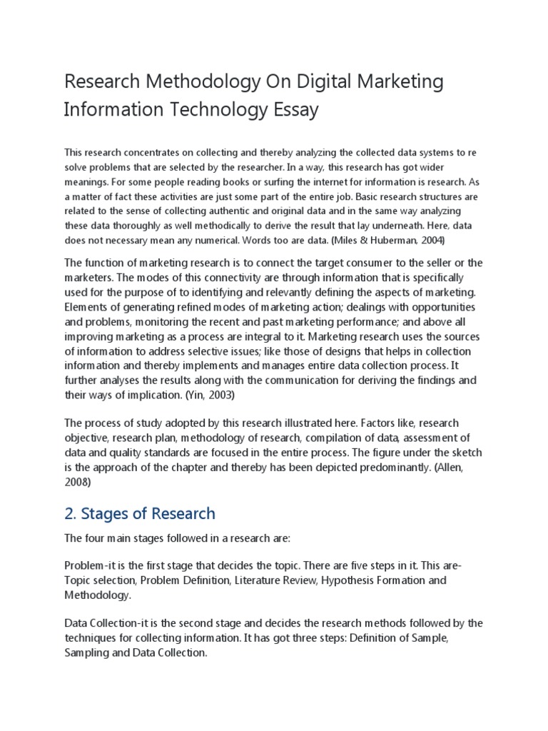 Research Methodology and Literature Review | PDF