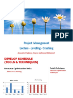 Project Management - Leveling and Crashing Techniques