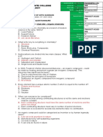 Test-Questionnaire Chem202 Midterm