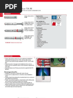 Heavy-Duty Anchor TA M: TAM Approved For