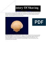 History of Shaving Cu Scoici