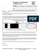 AMOTM21-001 - Discrepancies While Completing Maintenance Docu...