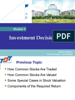 05 - Investment Decision Rules