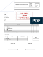 FORMULIR SELEKSI VENDOR