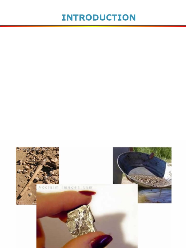 Procédé d'extraction de l'or en mines | PDF | Exploitation minière | Cuivre