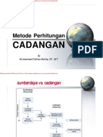 Metode Perhitungan CADANGAN