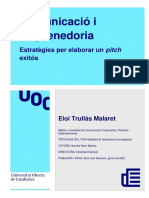 Comunicació I Emprenedoria. Estratègies Per Elaborar Un Pitch Exitós