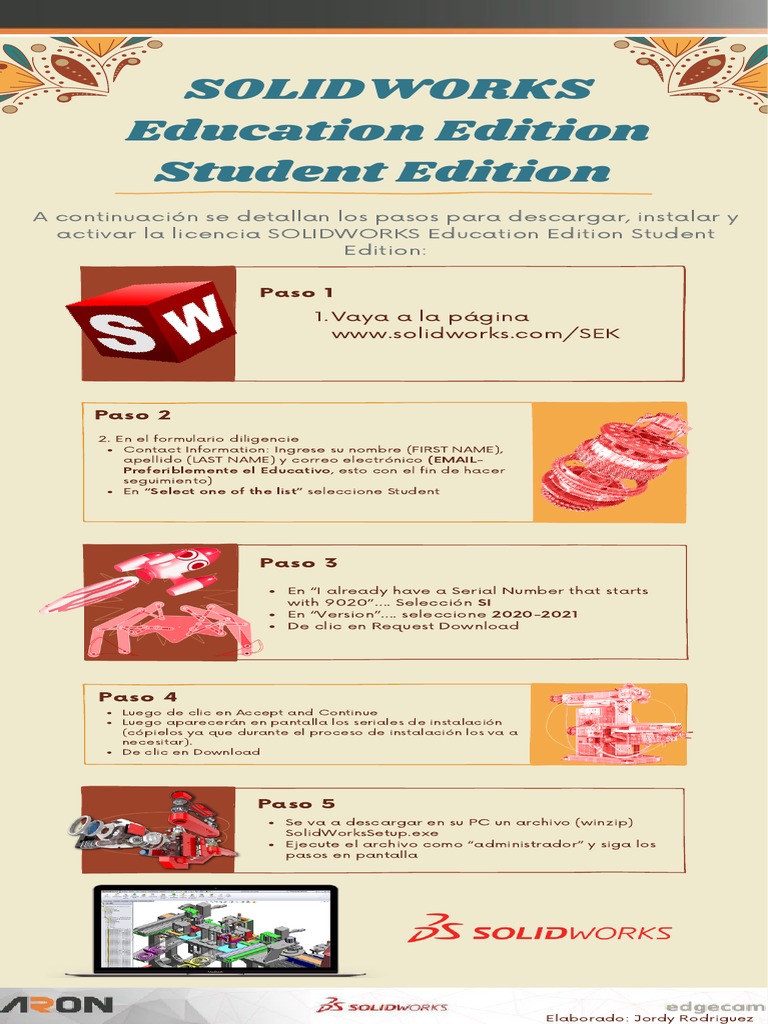 SOLIDWORKS Education Edition Student Edition 2021 PDF