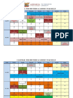 Academic Calendar 2022-23 Student