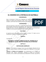 Reformas Al Renap Decreto 39-2010