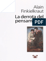 Finkielkraut - La Derrota Del Pensamiento