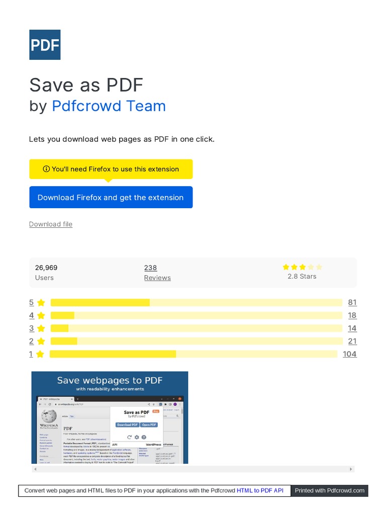 Addons Mozilla Org en US Firefox Addon Save As PDF Utm Sourc Download